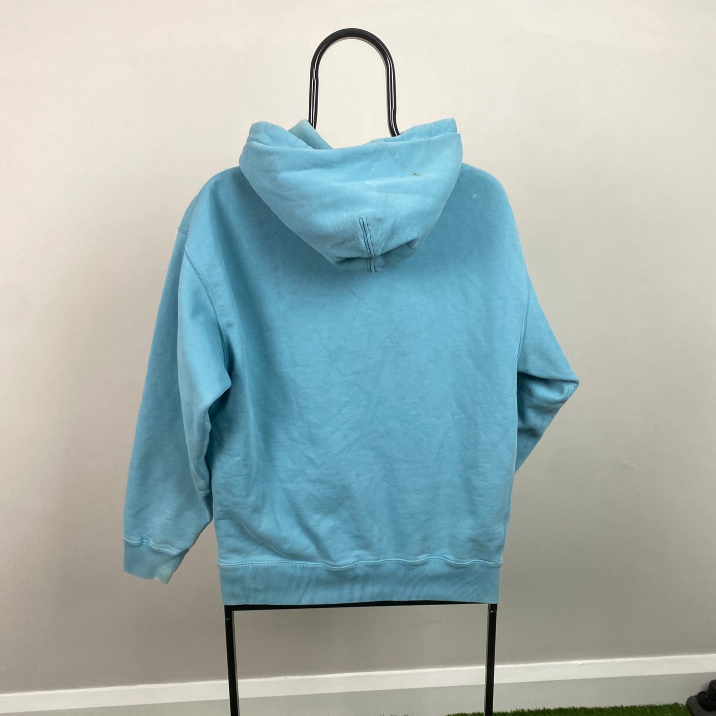00s Nike Heavyweight Hoodie Blue Small