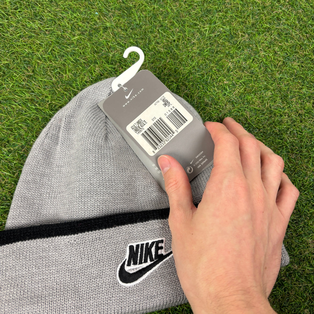 00s Nike Reversible Beanie Hat Black