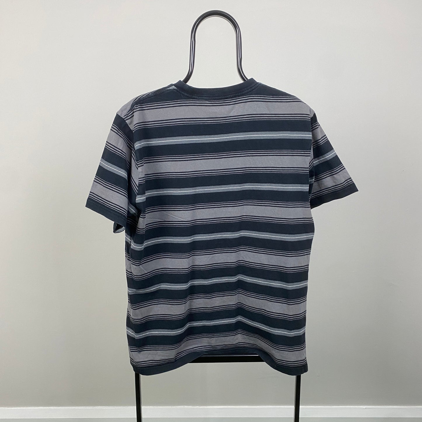 00s Carhartt Striped T-Shirt Black Large