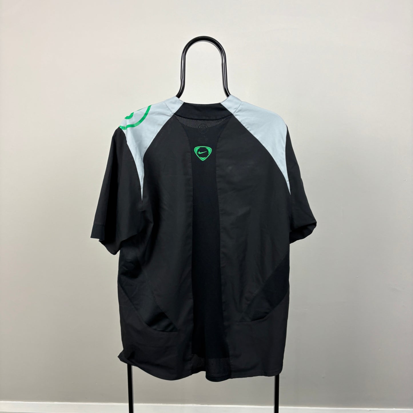 00s Nike T90 Football T-Shirt Black Large