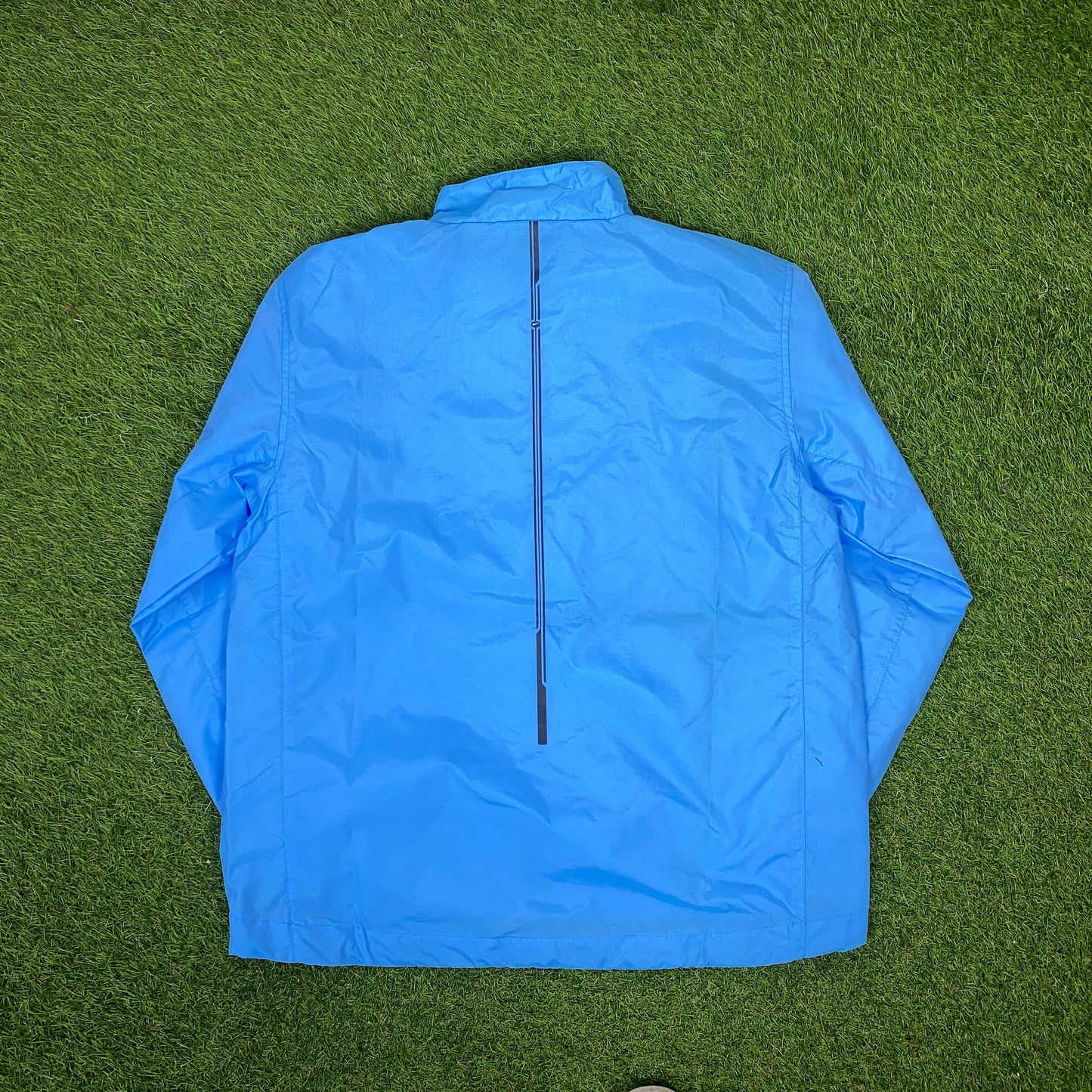 00s Nike Hex Tracksuit Jacket + Joggers Set Baby Blue Small