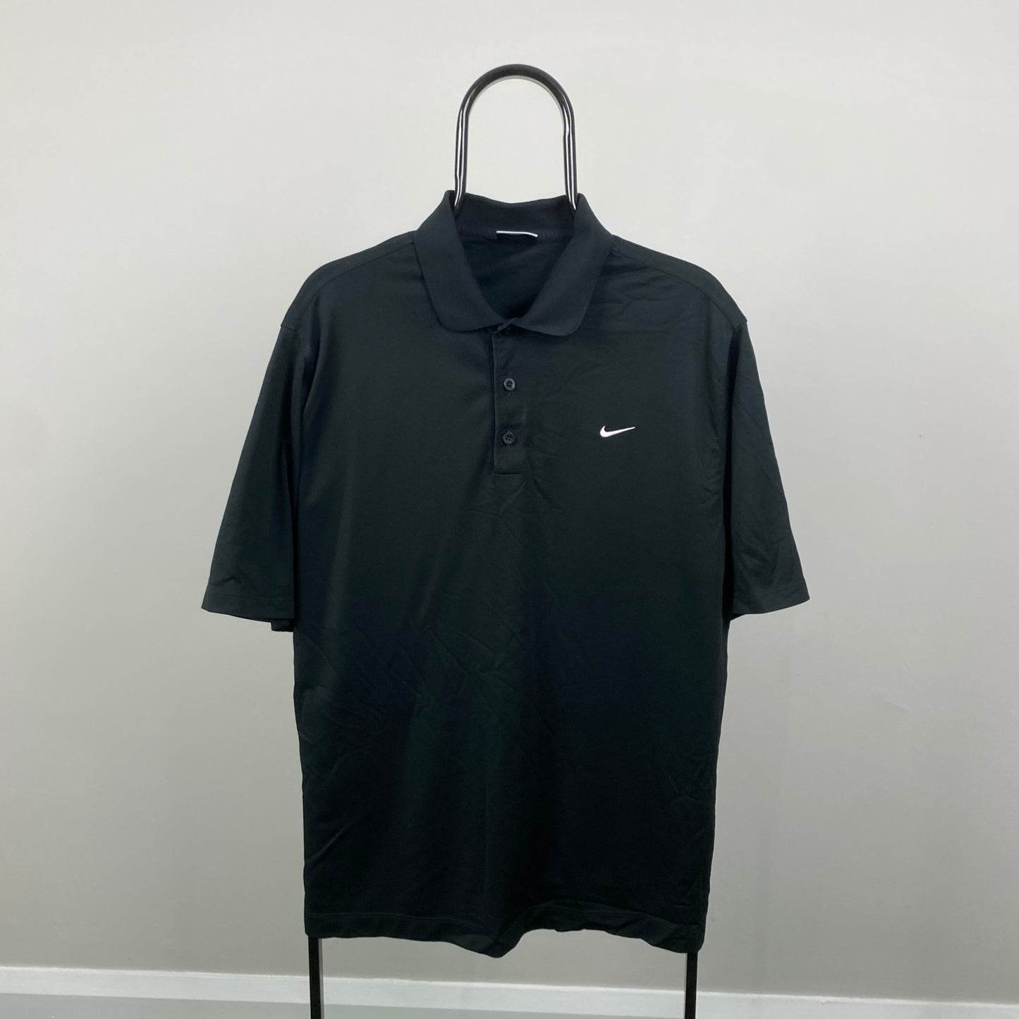 00s Nike Golf Polo Shirt T-Shirt Black XL