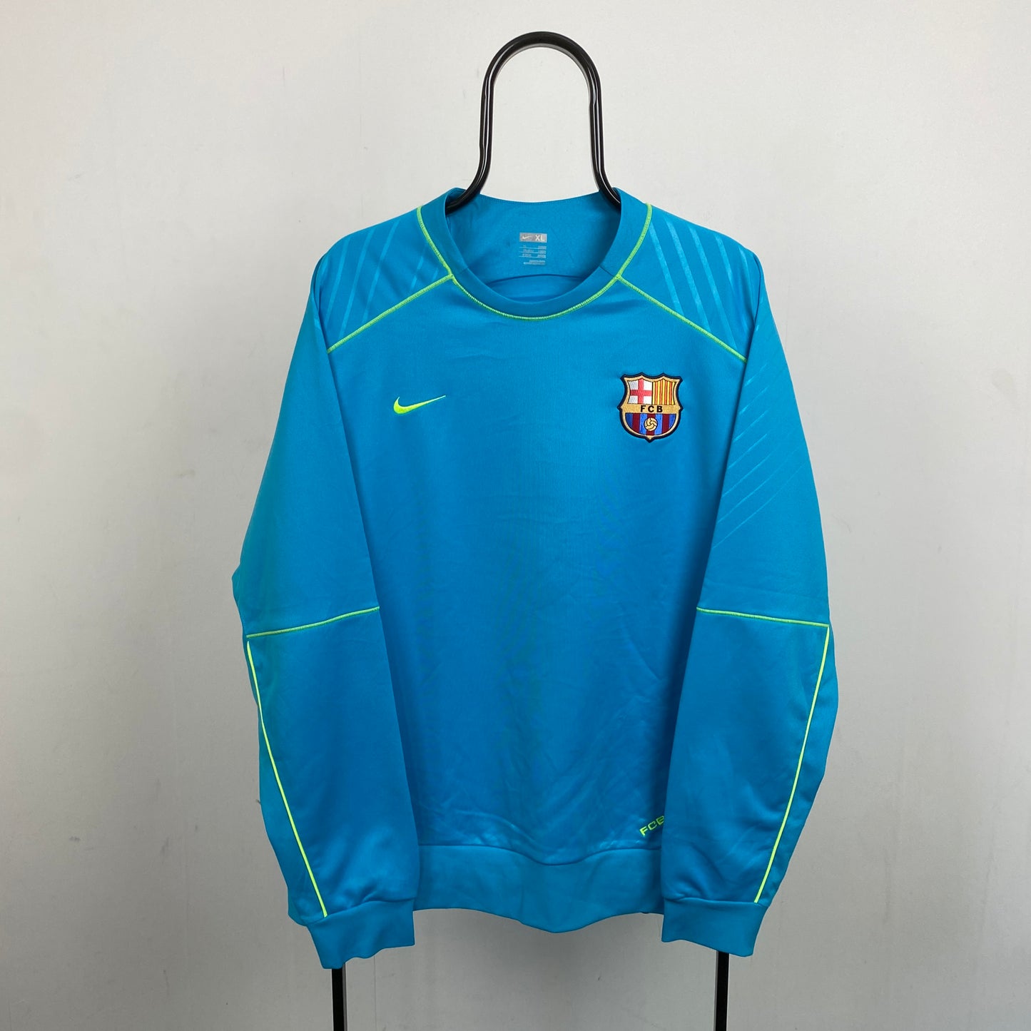 00s Nike Barcelona Sweatshirt Blue XL