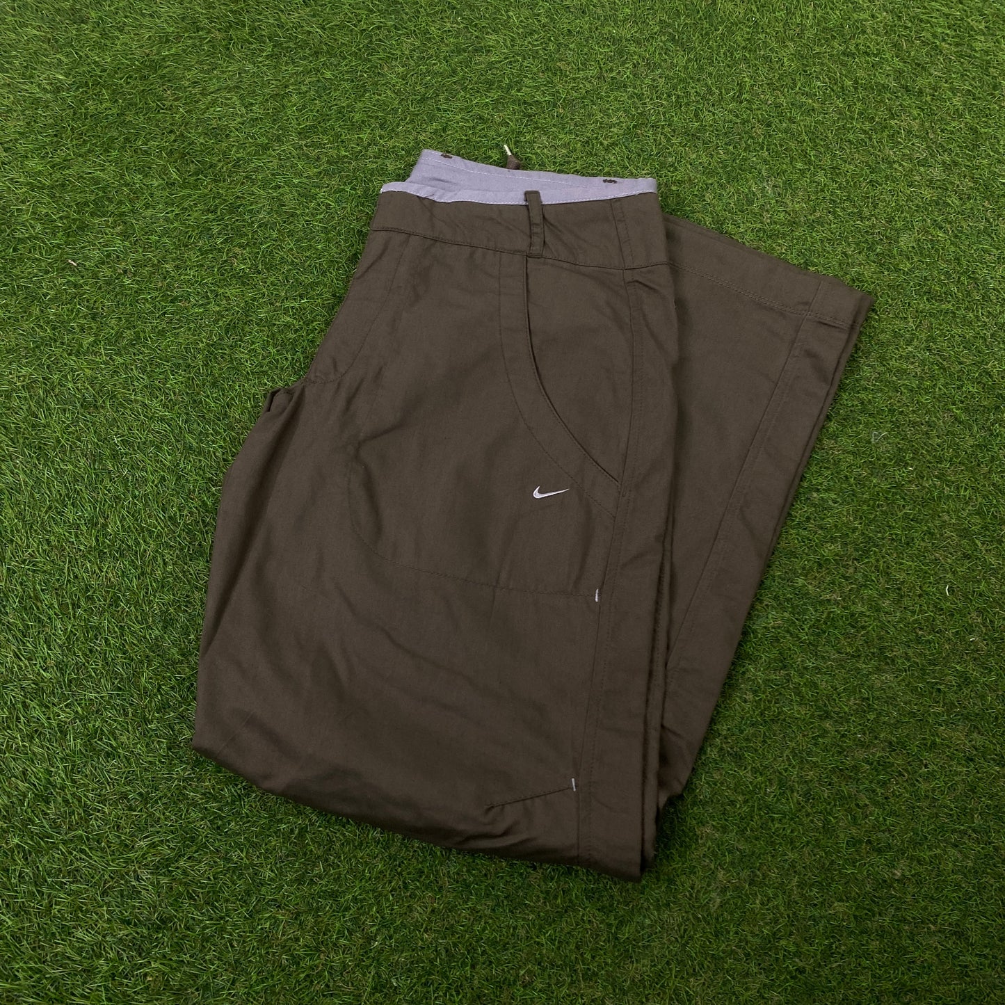 00s Nike Parachute Cargo Joggers Brown Small