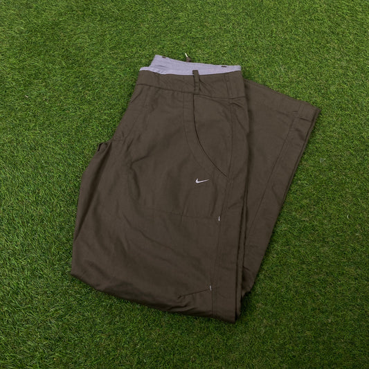 00s Nike Parachute Cargo Joggers Brown Small
