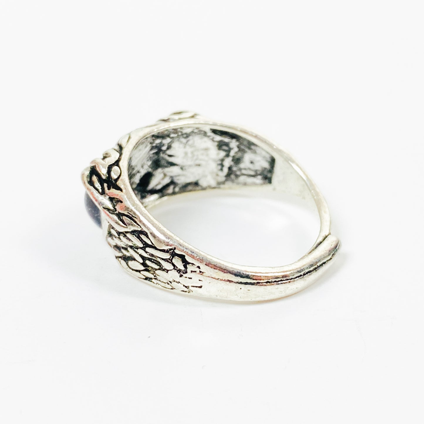 Retro Adjustable Bird Ring Silver