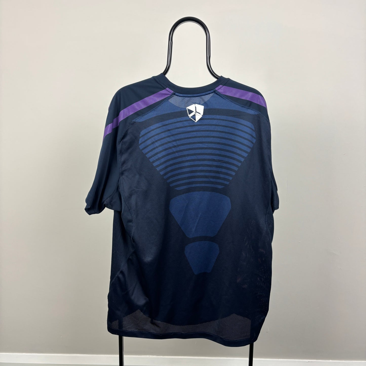 00s Nike Aston Villa Football Shirt T-Shirt Blue XL