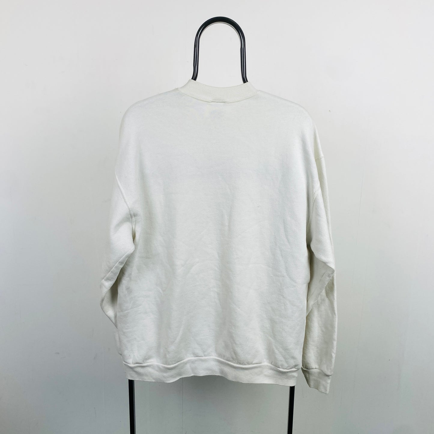 Retro 90s Screen Stars Horse Sweatshirt White XL