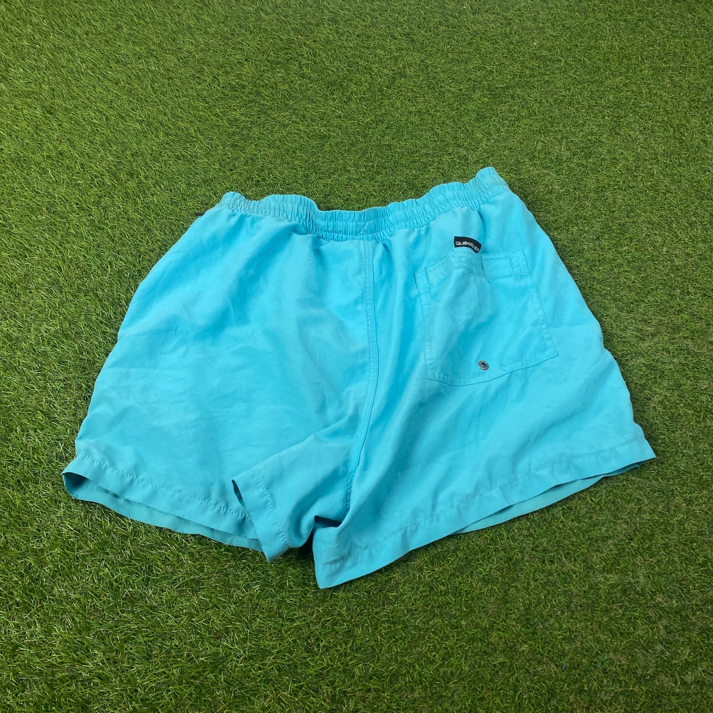 00s Quiksilver Surf Shorts Blue Large