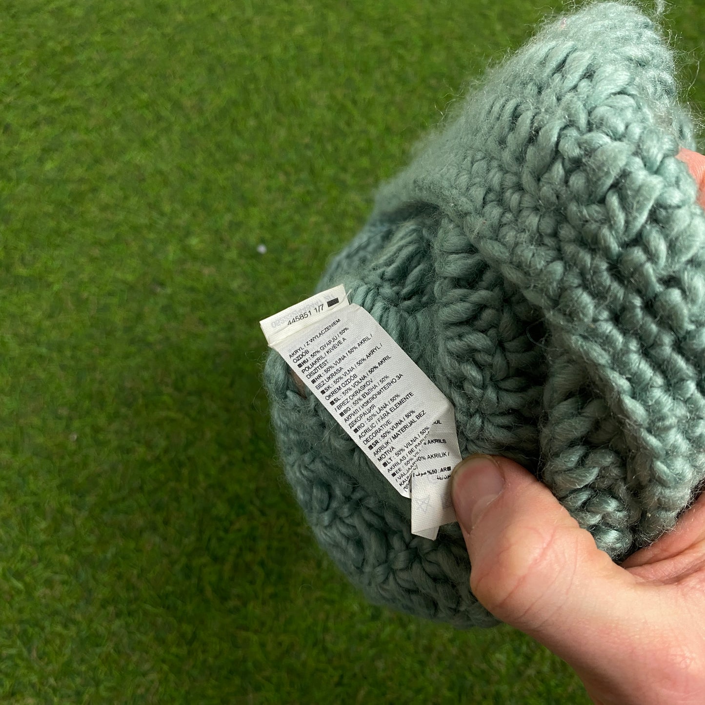 00s Nike Knit Beanie Hat Green