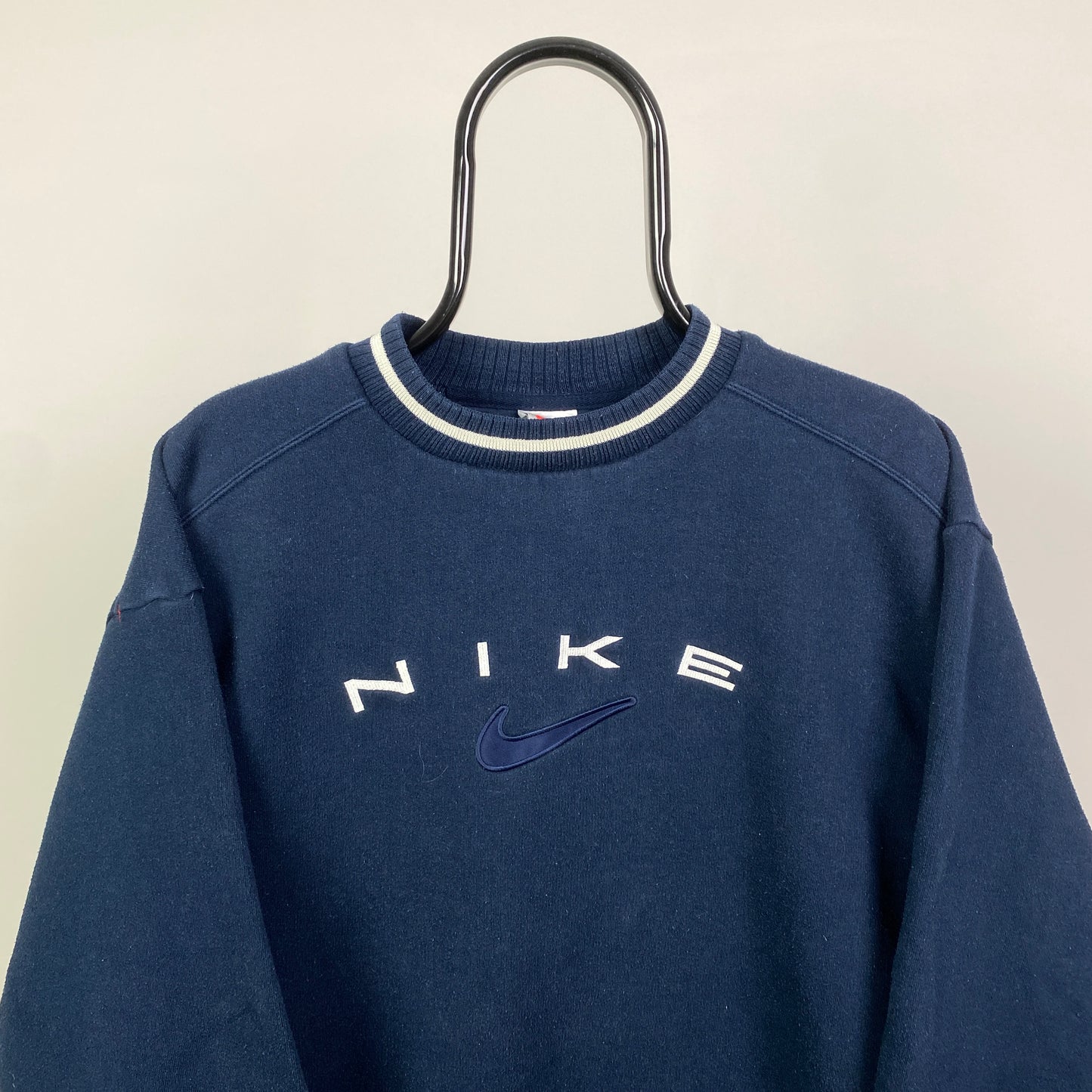 90s Nike Sweatshirt Blue Small