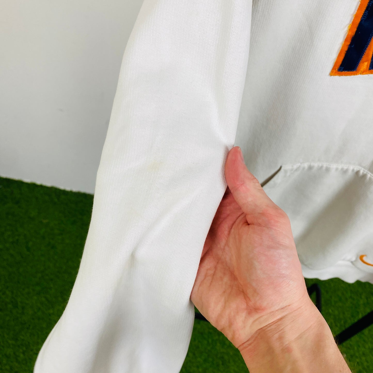 90s Nike Hoodie White XL