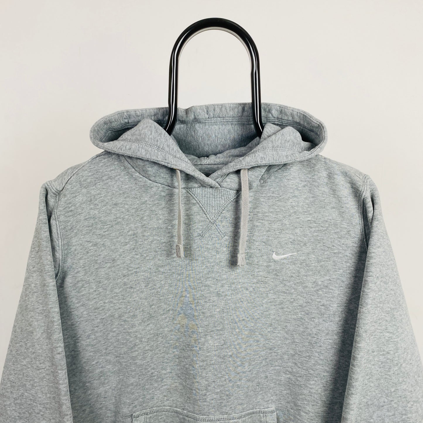 00s Nike Heavyweight Hoodie Grey XS