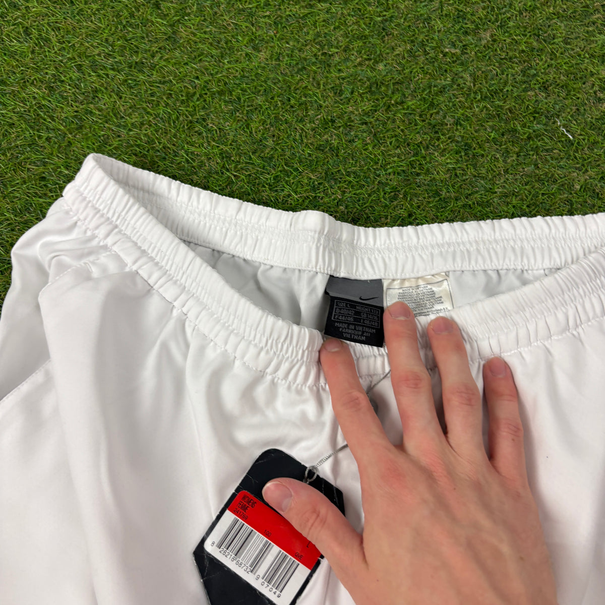 00s Nike Court Shorts White Large