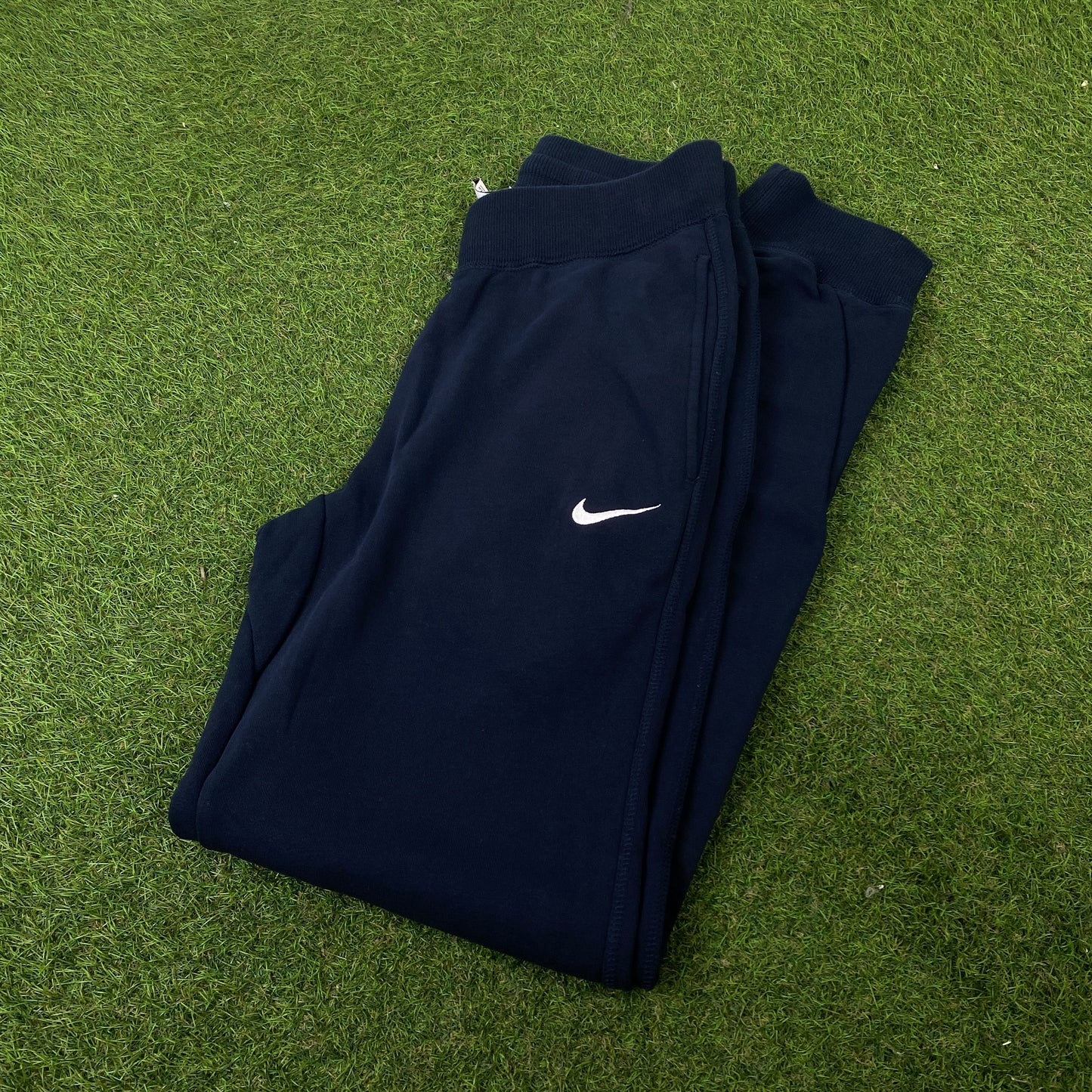 00s Nike Cotton Joggers Blue Small