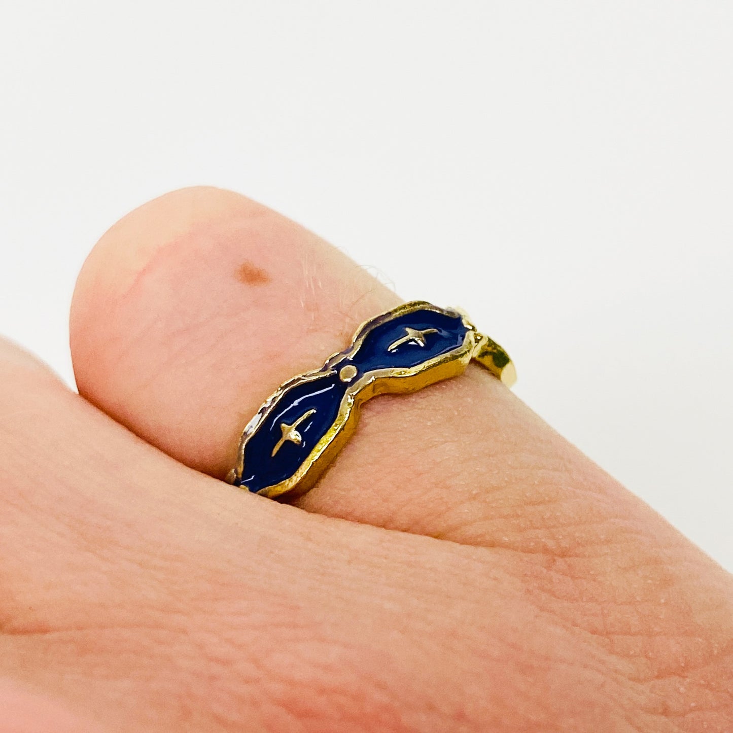 Vintage Retro Adjustable Ornate Ring Gold