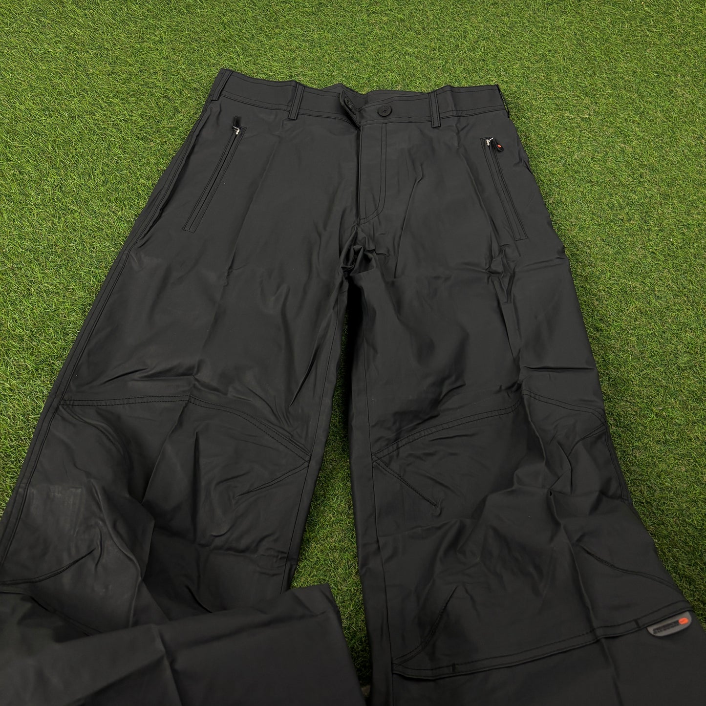 00s Nike Waterproof Trousers Joggers Black Medium