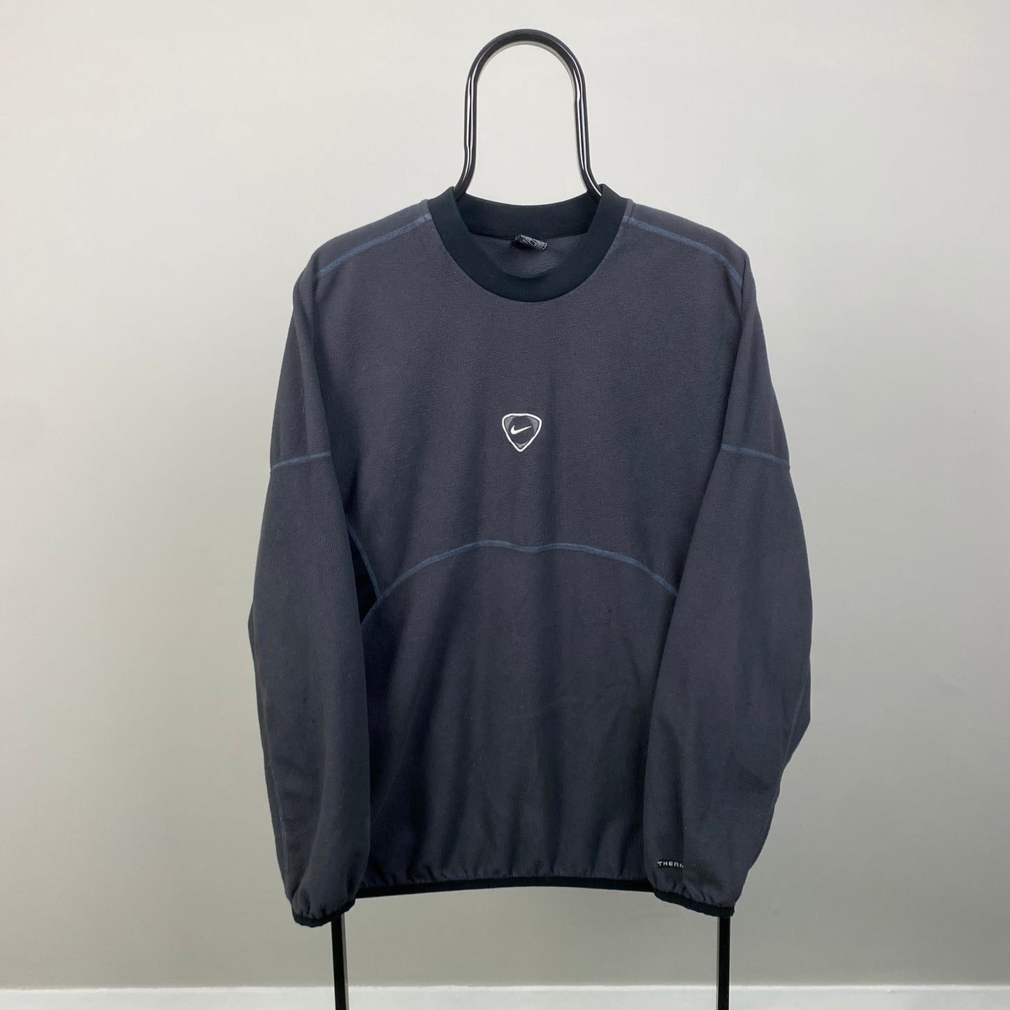 00s Nike Fleece Sweatshirt Grey Medium