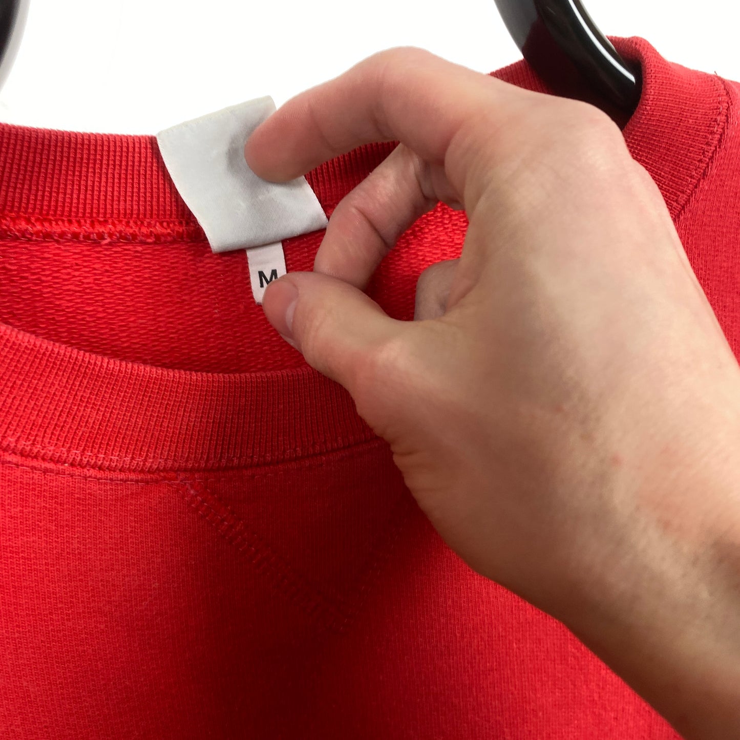 Retro United Colors Of Benetton Sweatshirt Red Medium