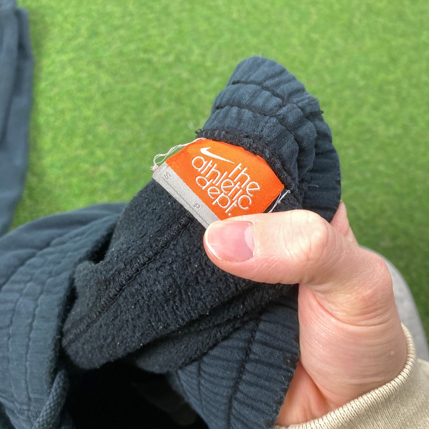 00s Nike Wide Leg Cotton Joggers Blue Small