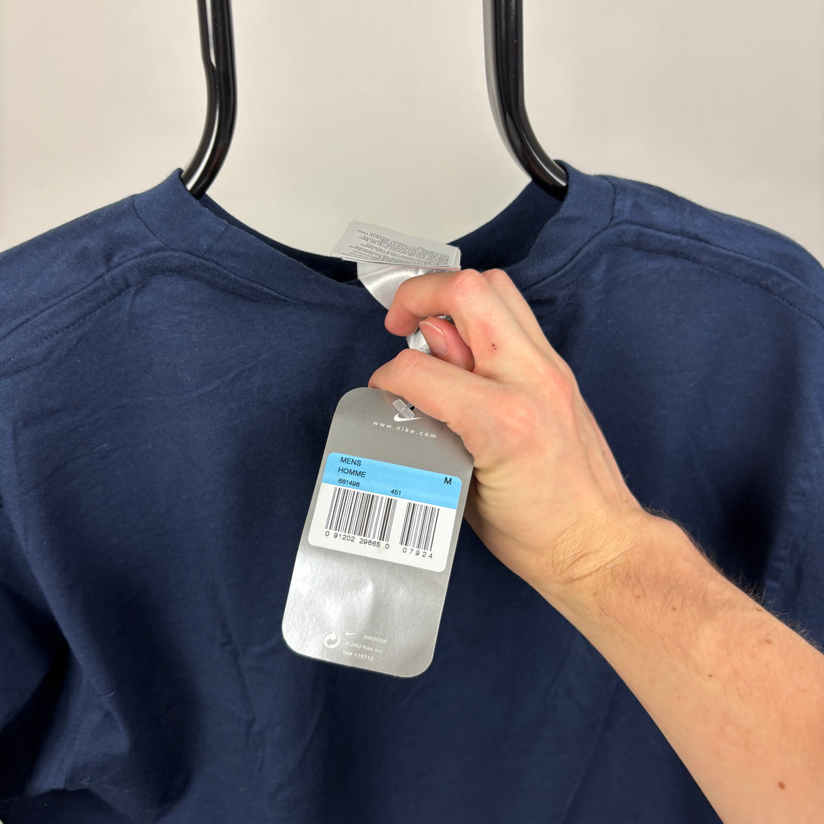 00s Nike T-Shirt Blue Medium
