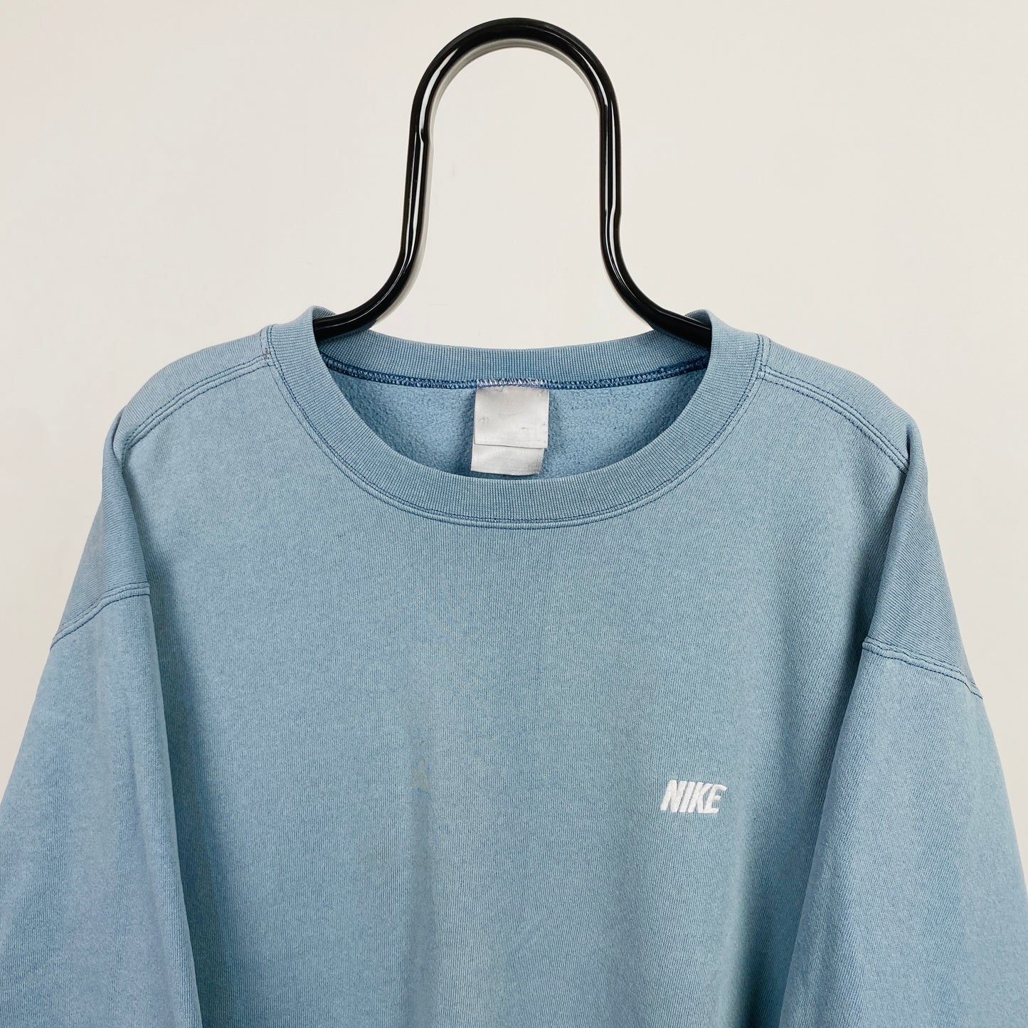 00s Nike Heavyweight Sweatshirt Blue XXL