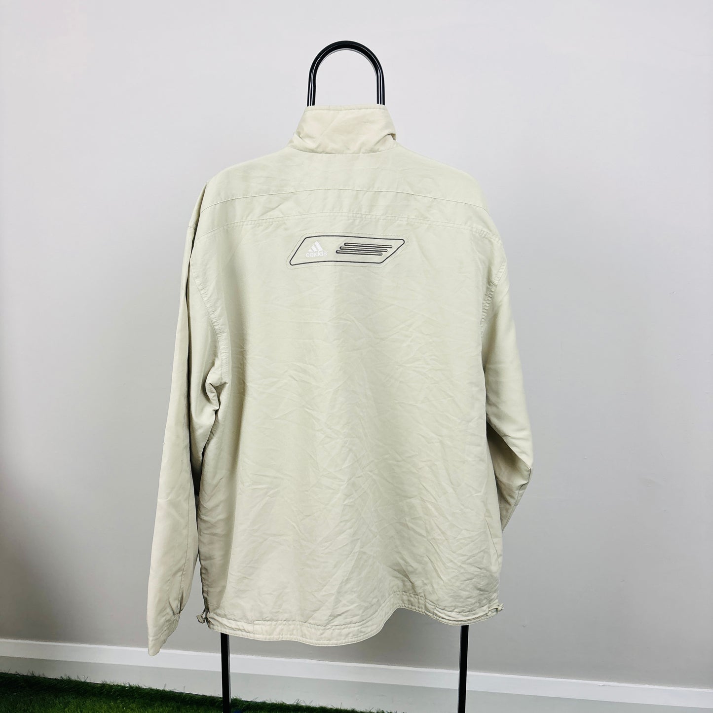 00s Adidas Windbreaker Jacket Brown Large