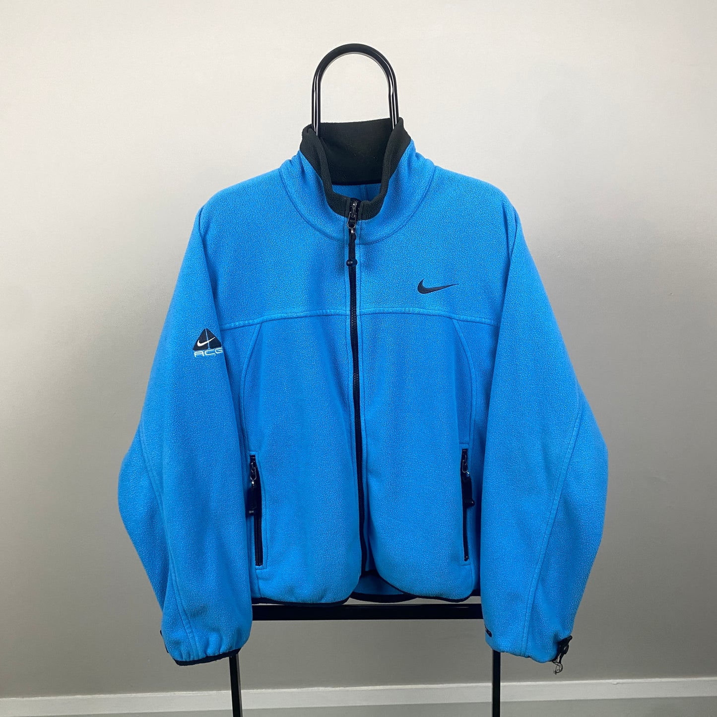00s Nike ACG Fleece Sweatshirt Blue Medium