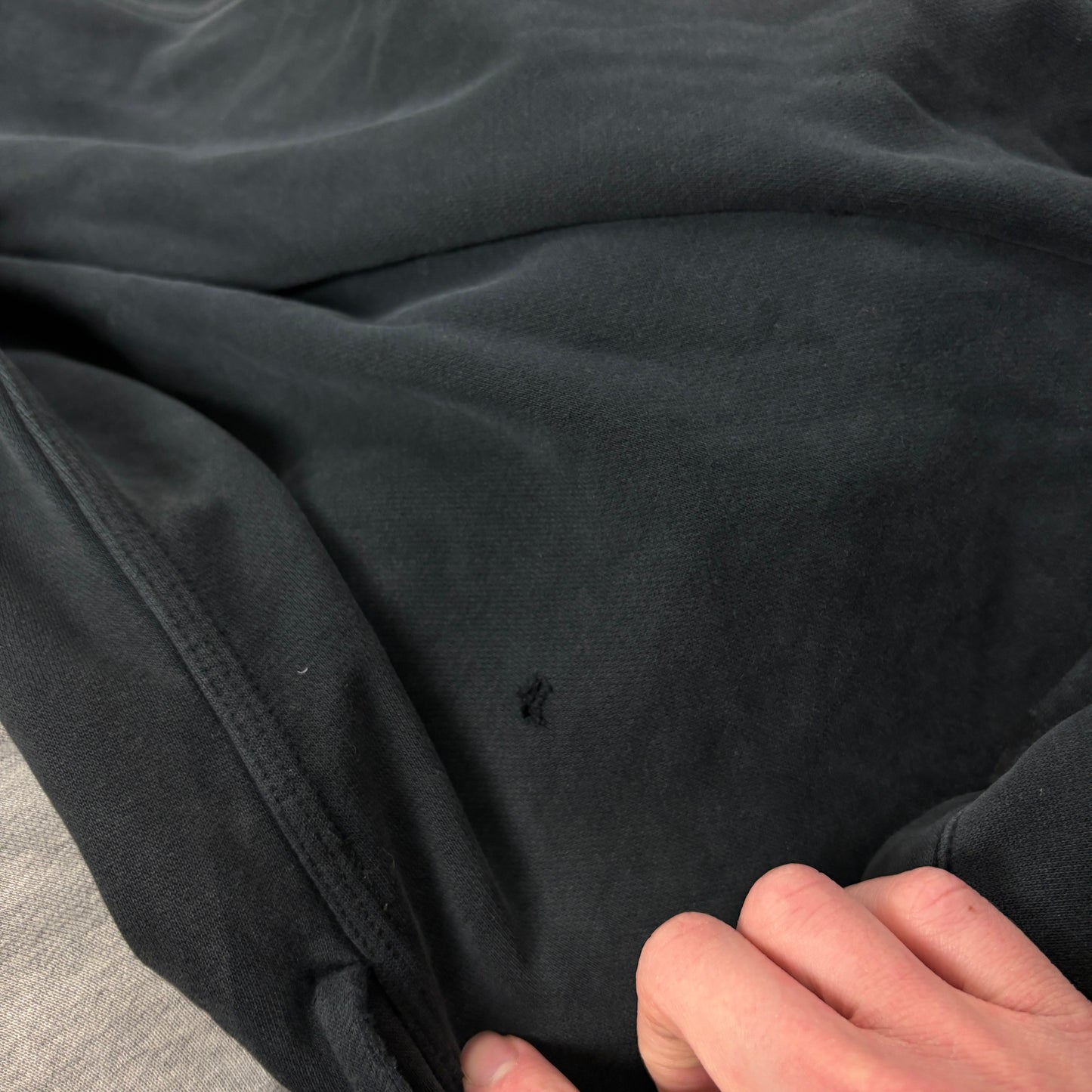 00s Nike Cotton Joggers Black Small