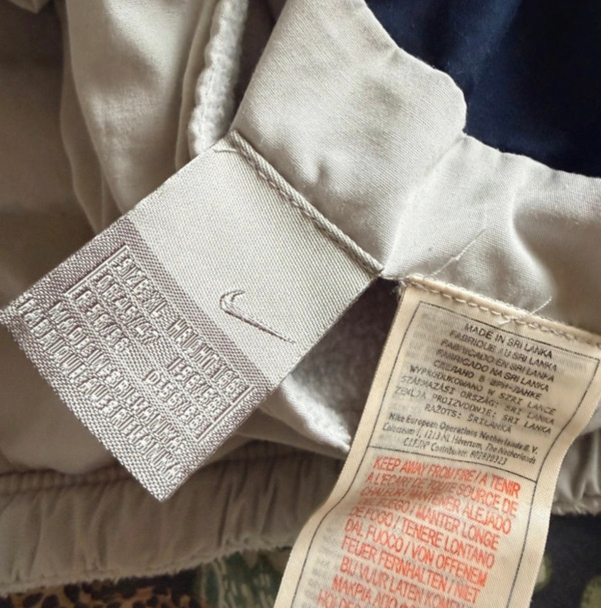 00s Nike Reversible Sidewinder Fleece Coat Jacket Grey XL