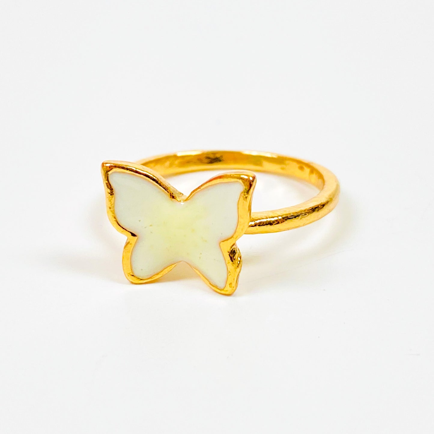 Retro Vintage Butterfly Ring Gold
