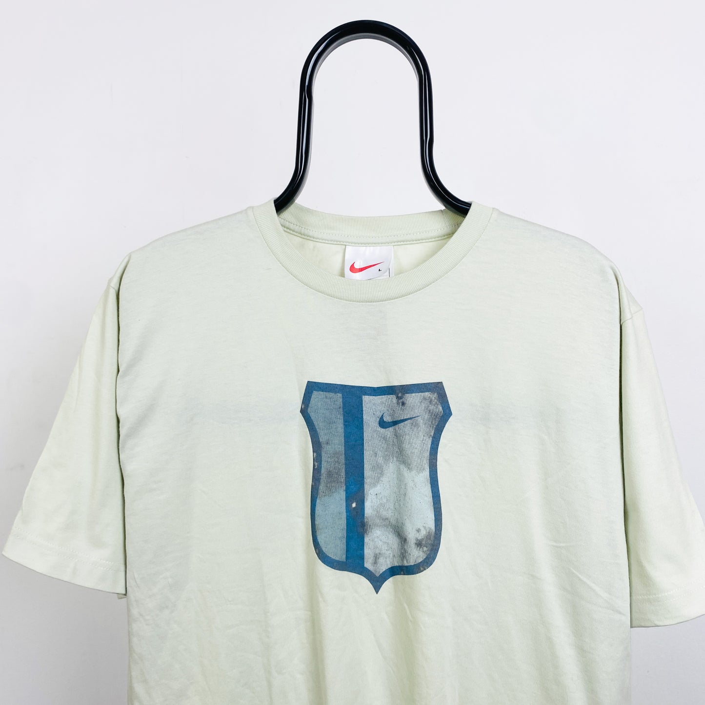 90s Nike Crest T-Shirt Brown Large