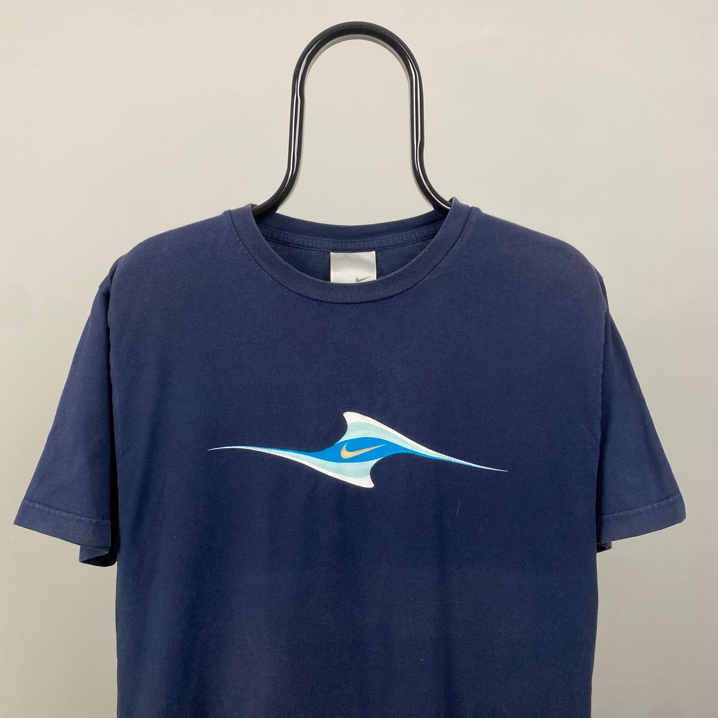 00s Nike T-Shirt Blue Medium