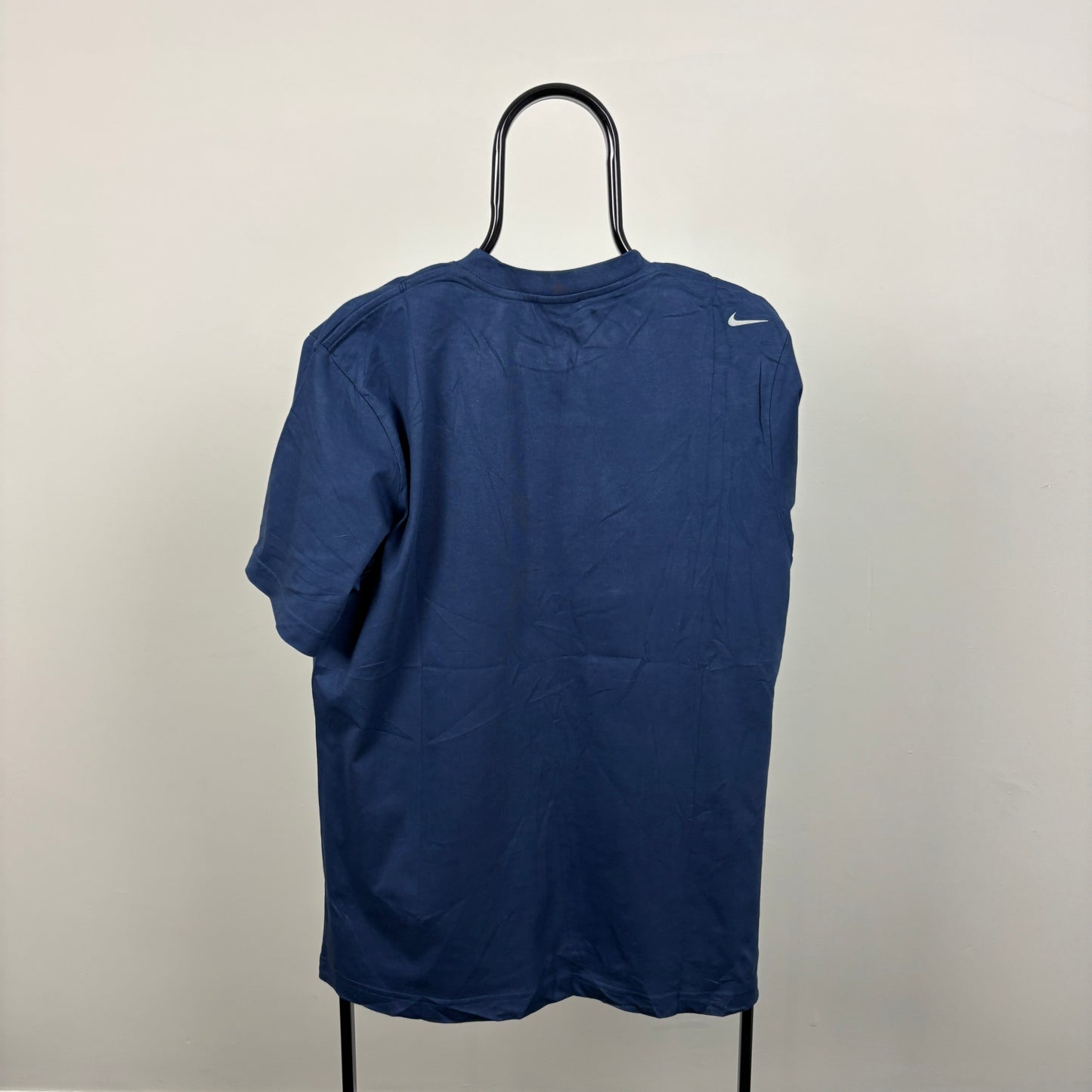 00s Nike Football T-Shirt Blue Medium