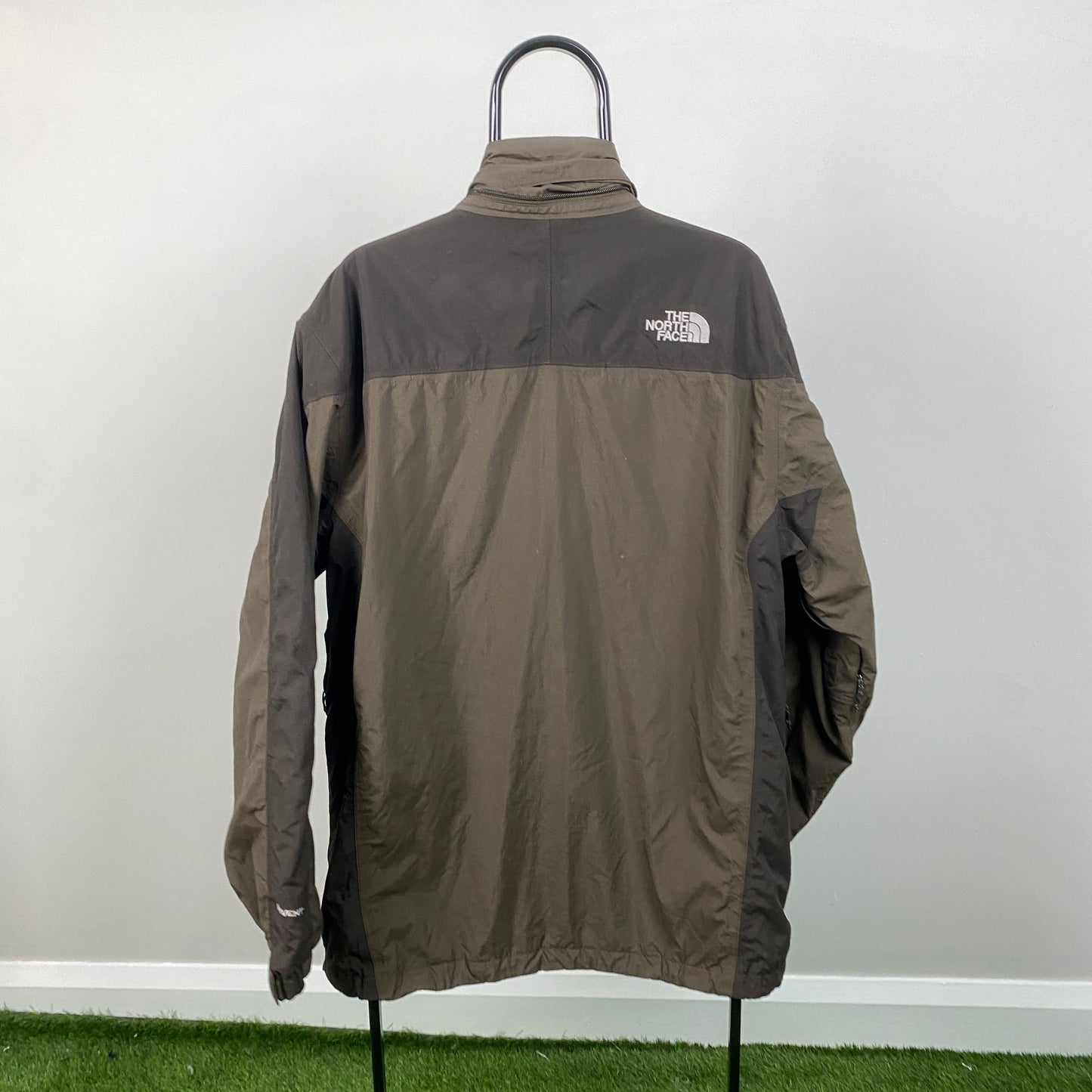 00s The North Face HyVent Waterproof Coat Jacket Brown XL