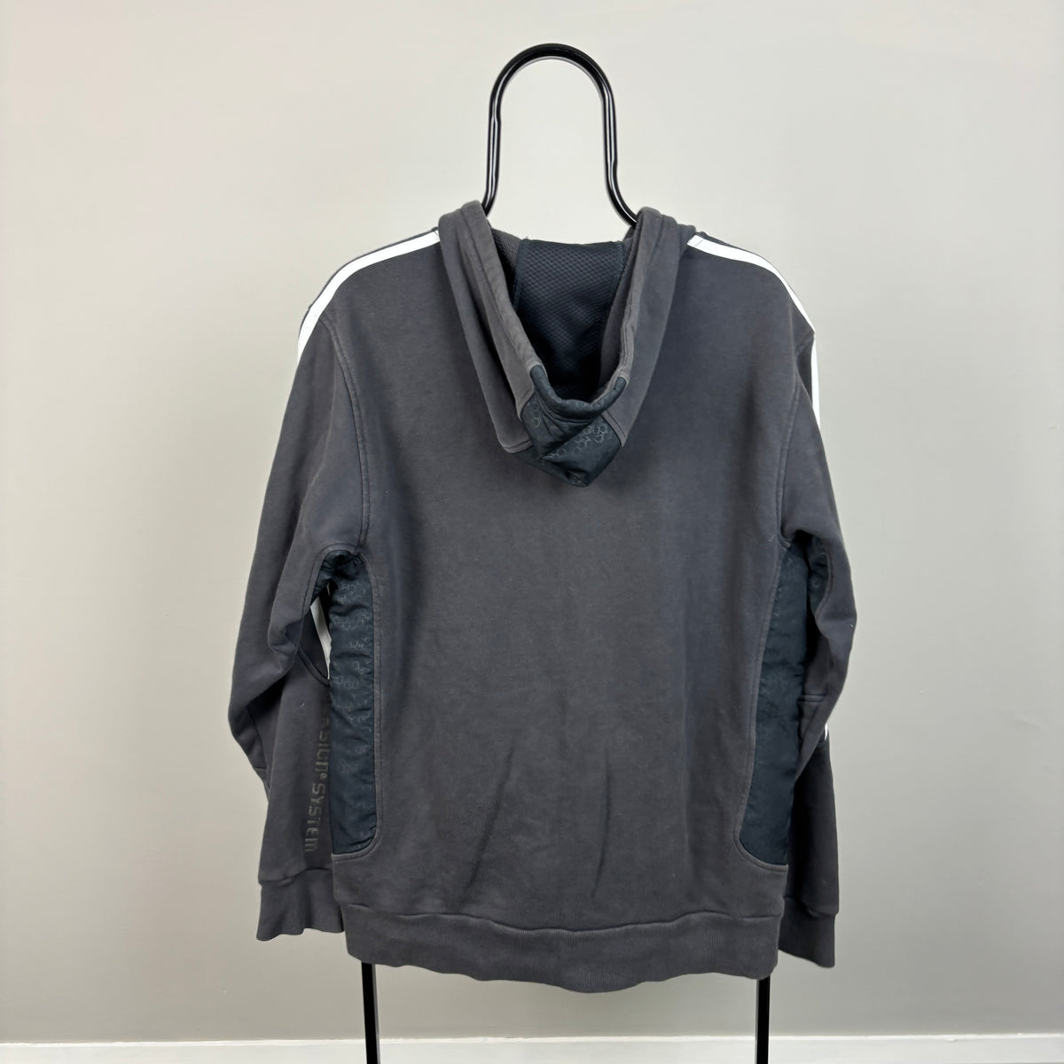 00s Adidas Torsion Hoodie Blue Large