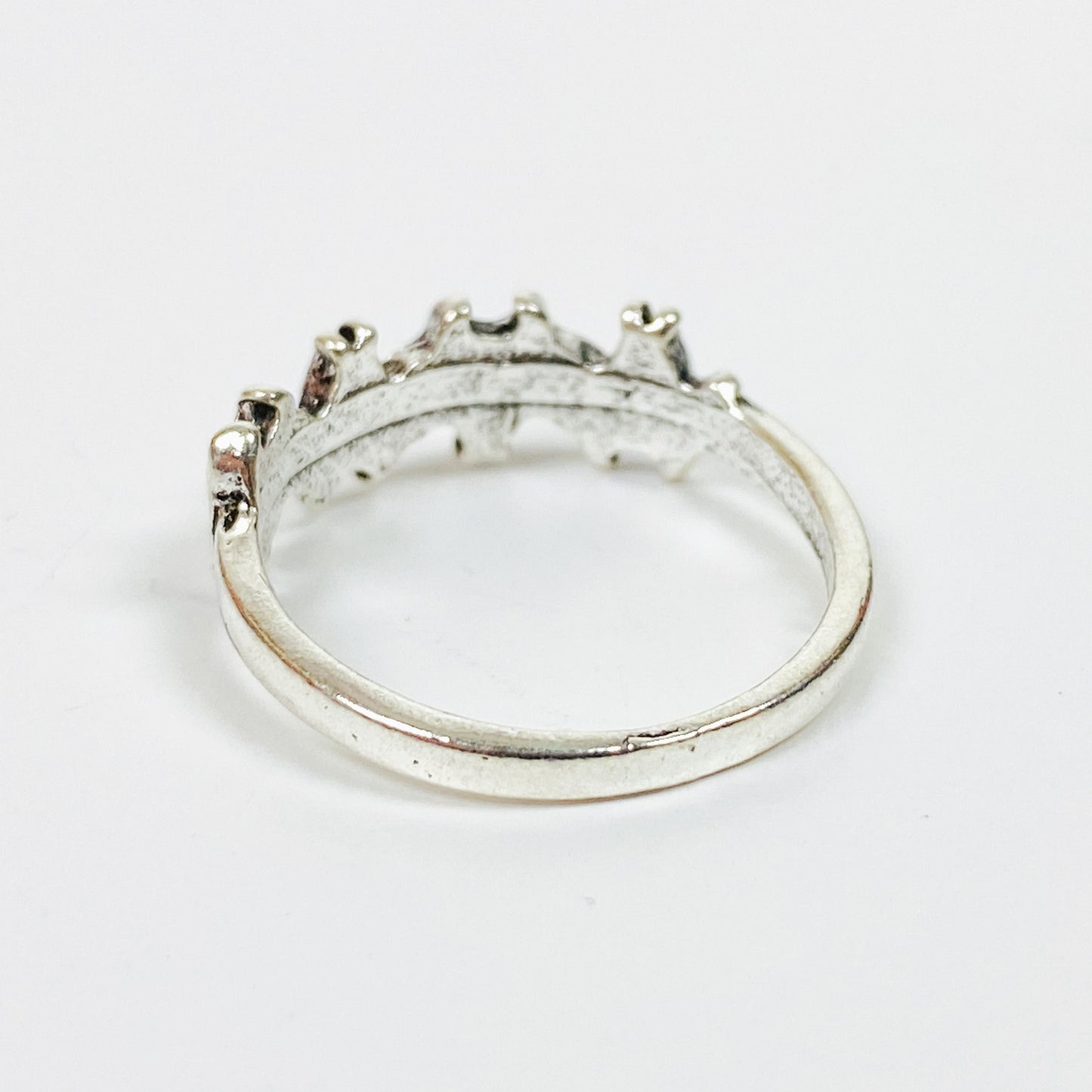 Vintage Retro Adjustable Thistle Ring Silver