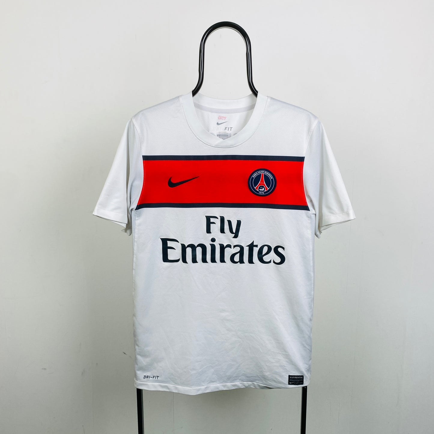 00s Nike PSG Pastore Football Shirt T-Shirt White Small