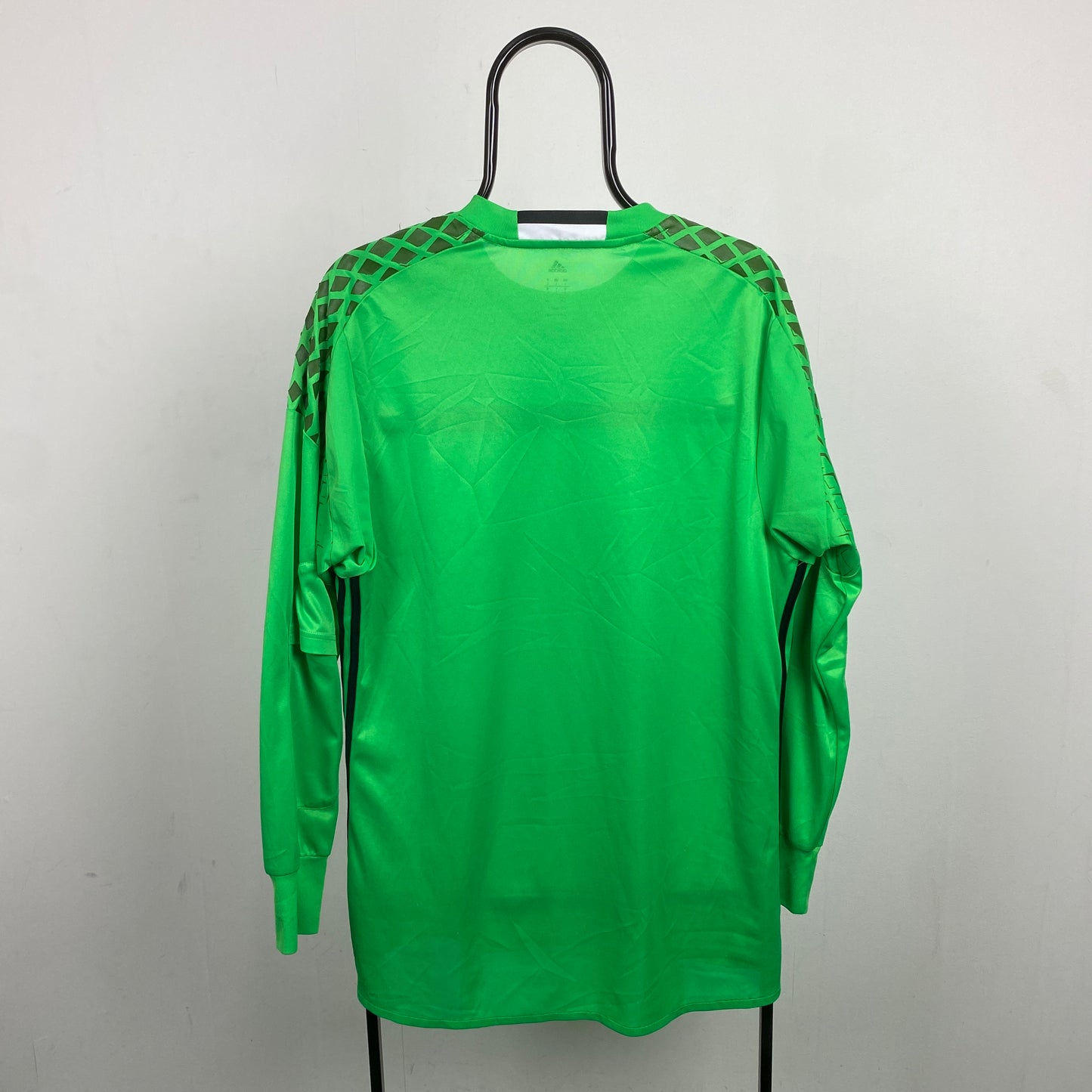 00s Adidas Football Shirt T-Shirt Green Large