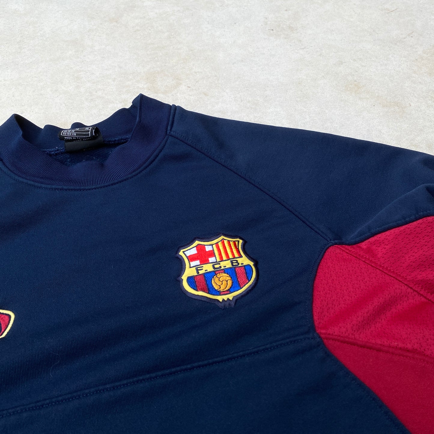 90s Nike Barcelona Sweatshirt Blue XS/Small
