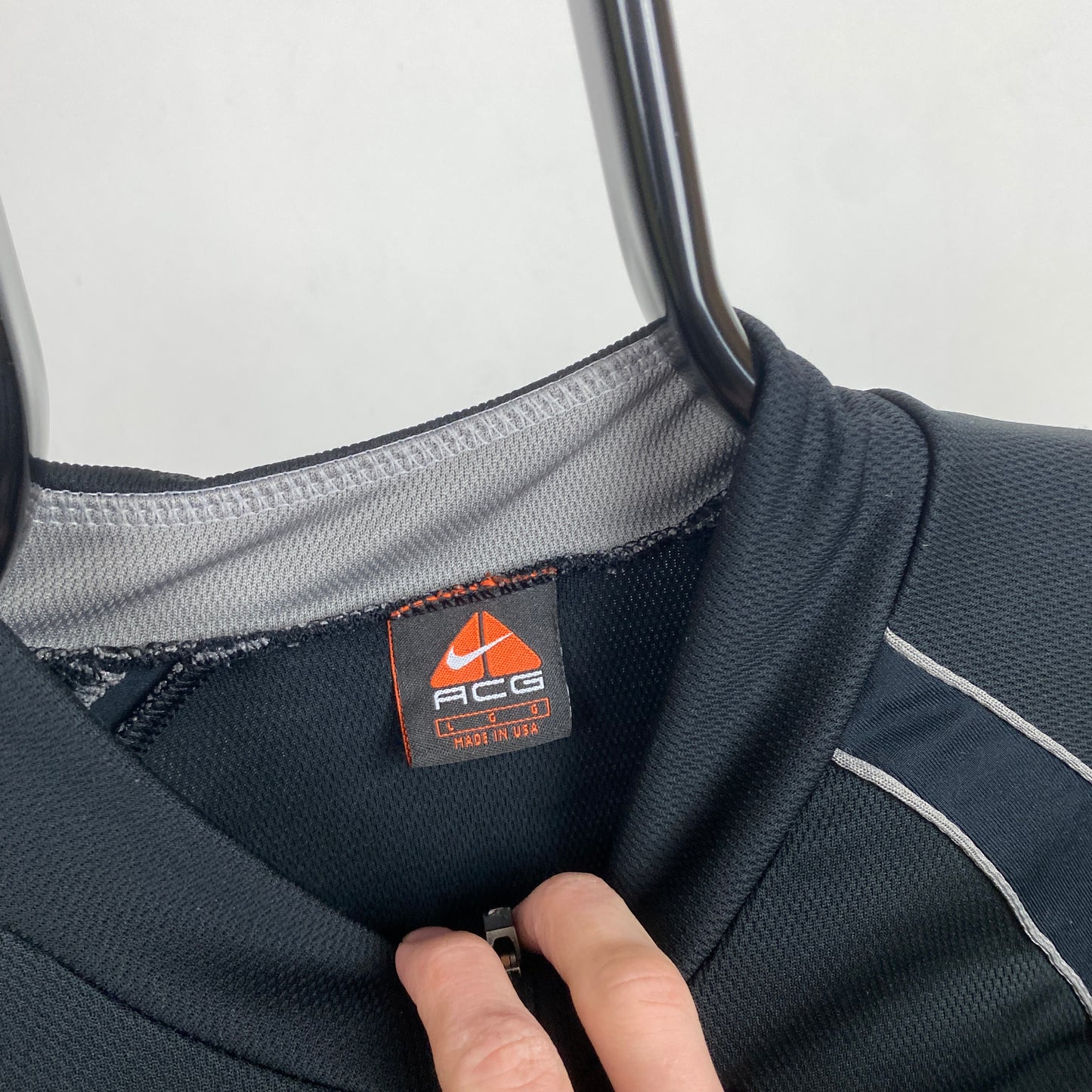 90s Nike ACG Cycling Sweatshirt Black Large