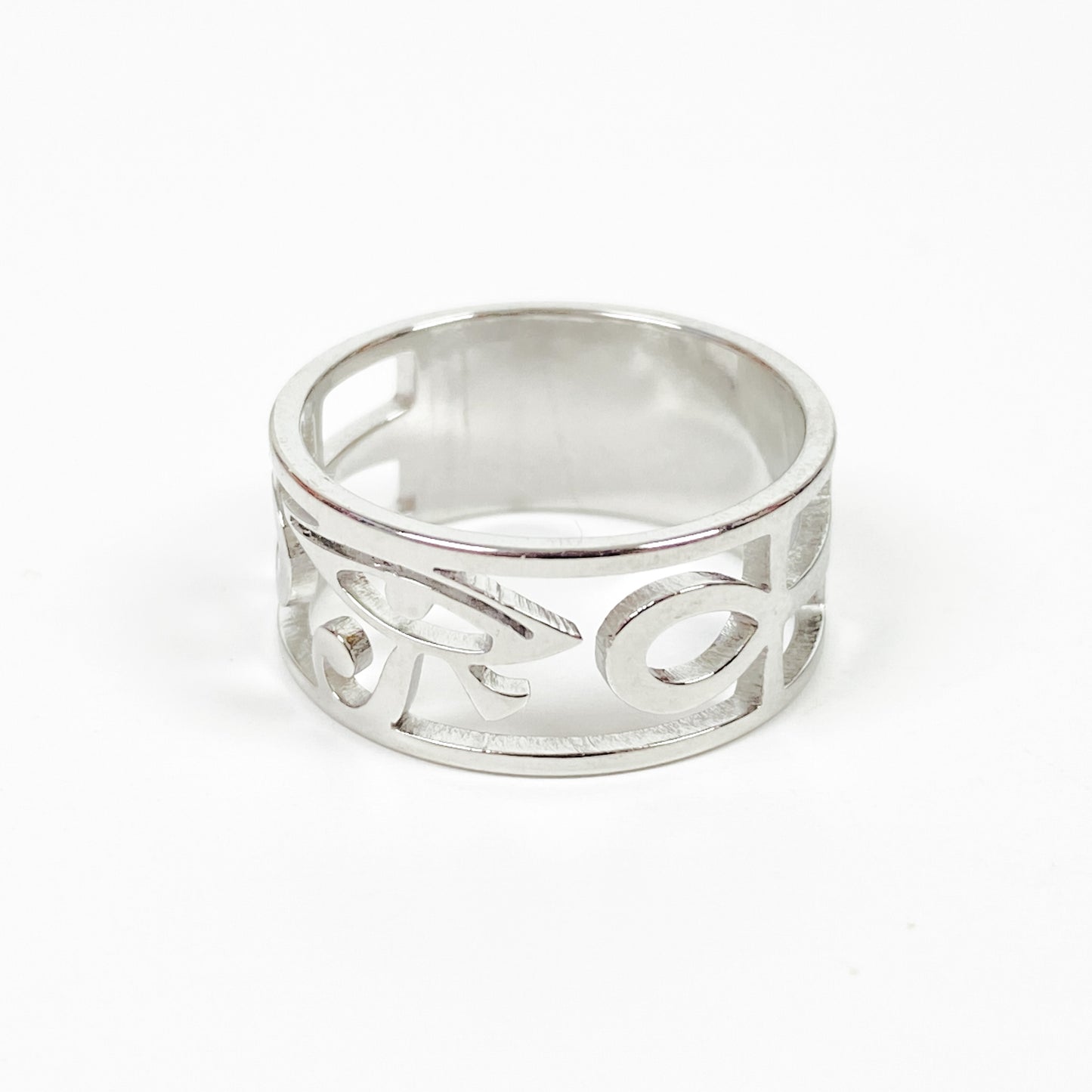 Retro Vintage Egypt Ring Silver