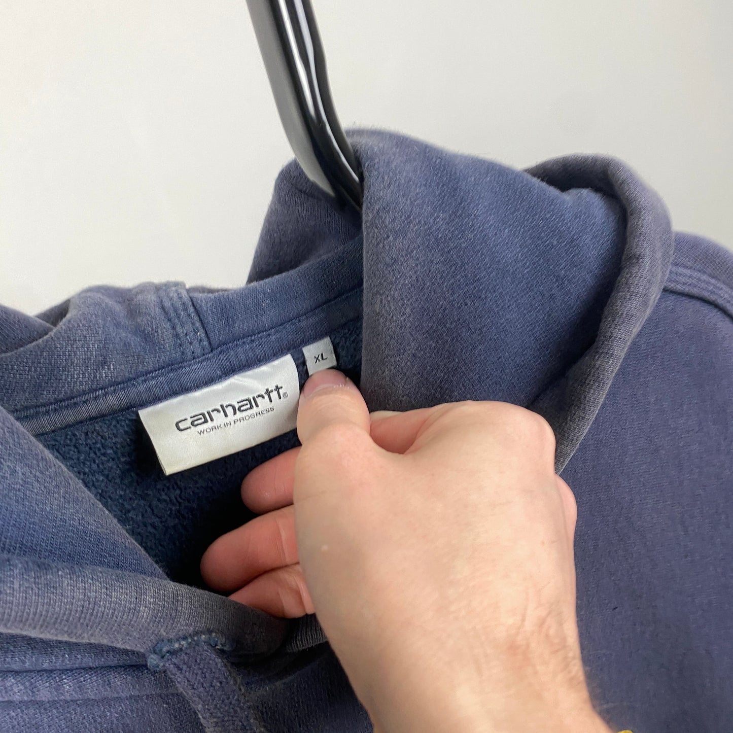 00s Carhartt Hoodie Blue XL