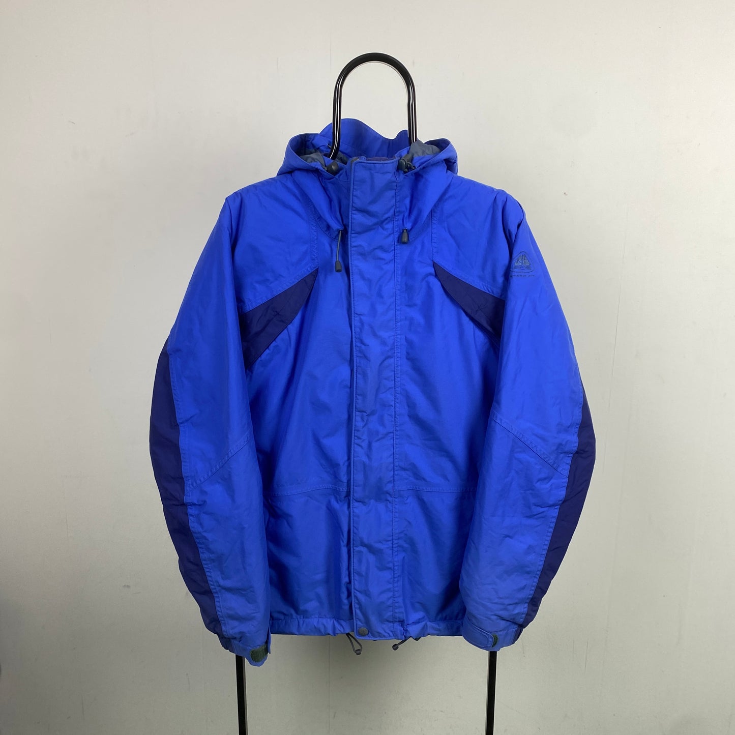 00s Nike ACG Waterproof Ski Coat Jacket Blue Womens Large