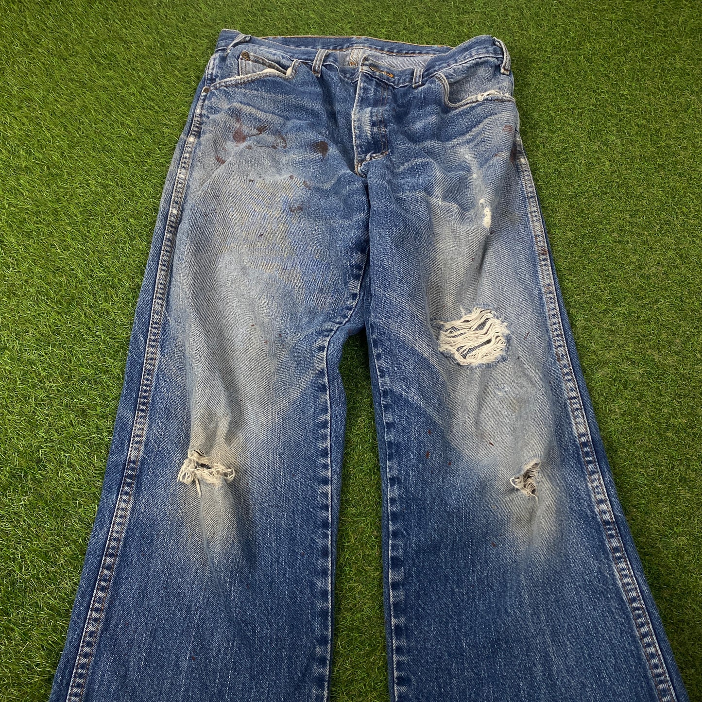 00s Dickies Denim Jeans Blue 34x32 Large Joggers