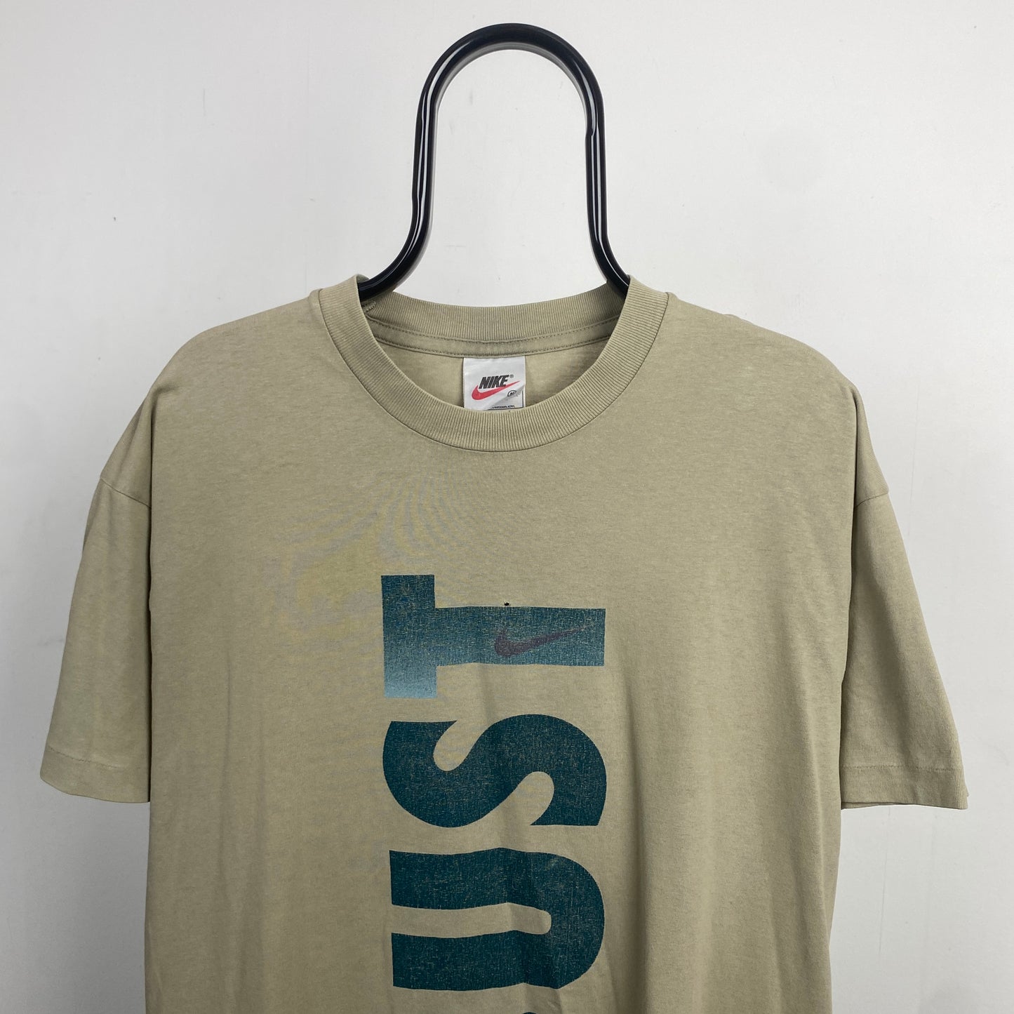 90s Nike Just Do It T-Shirt Brown Medium