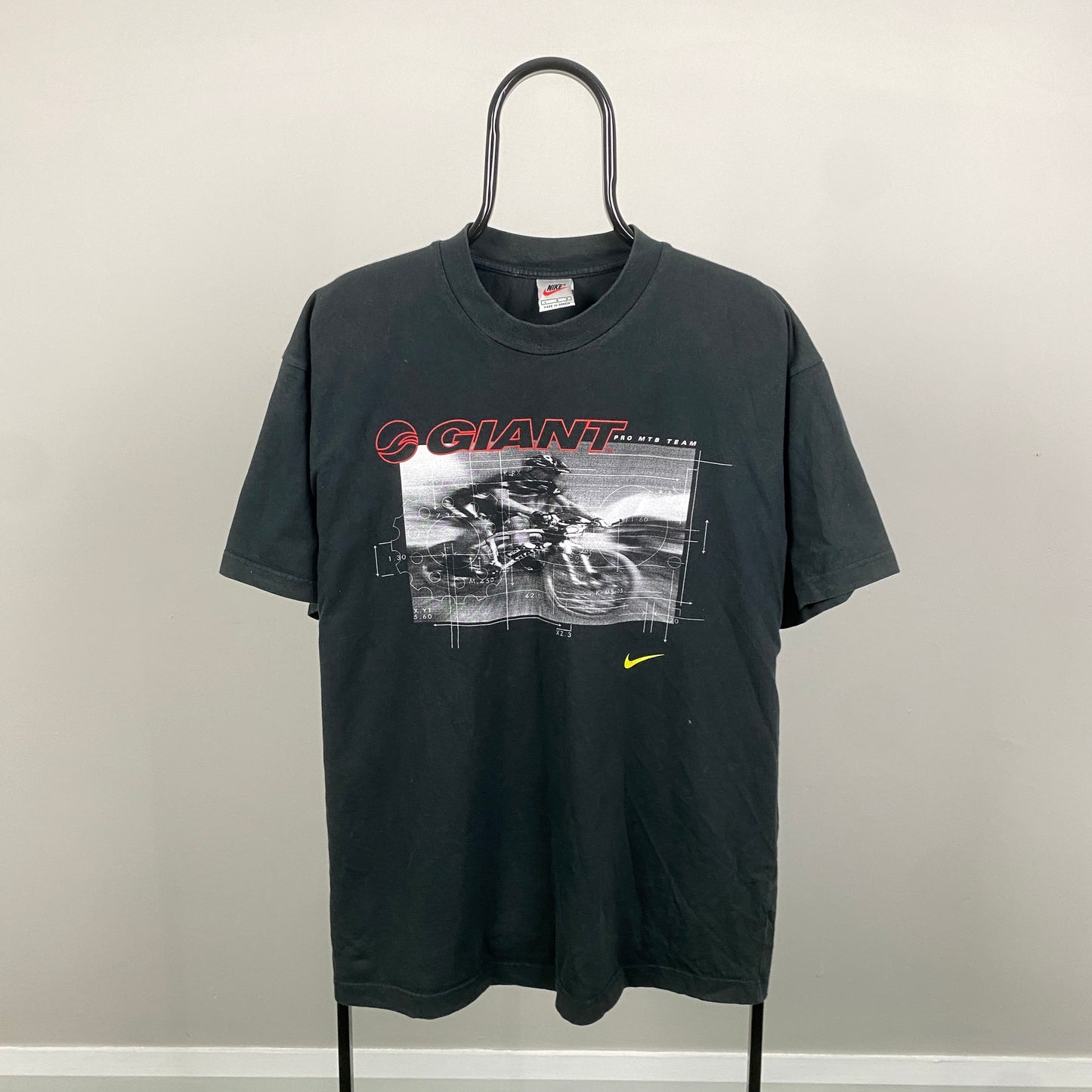 90s Nike Pro Mountain Bike T-Shirt Black Large