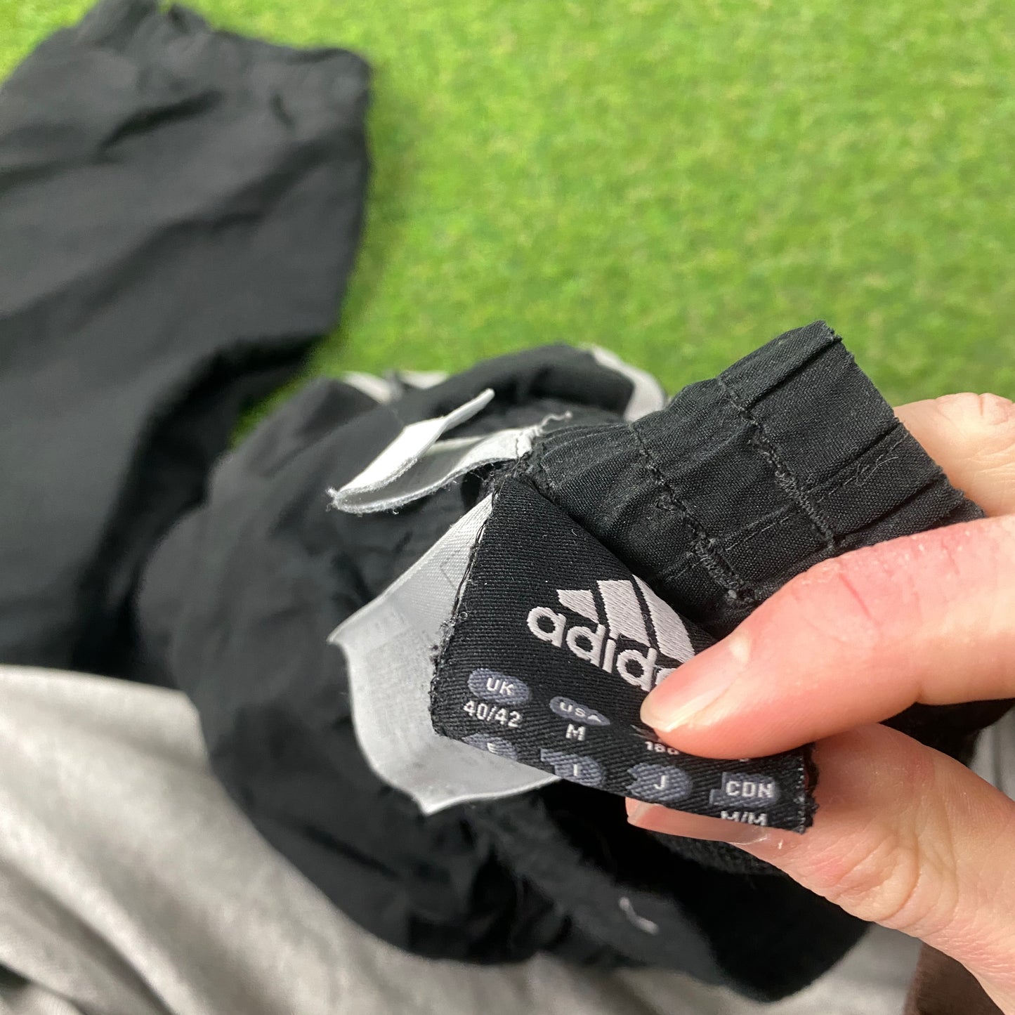 00s Adidas Piping Joggers Black Medium