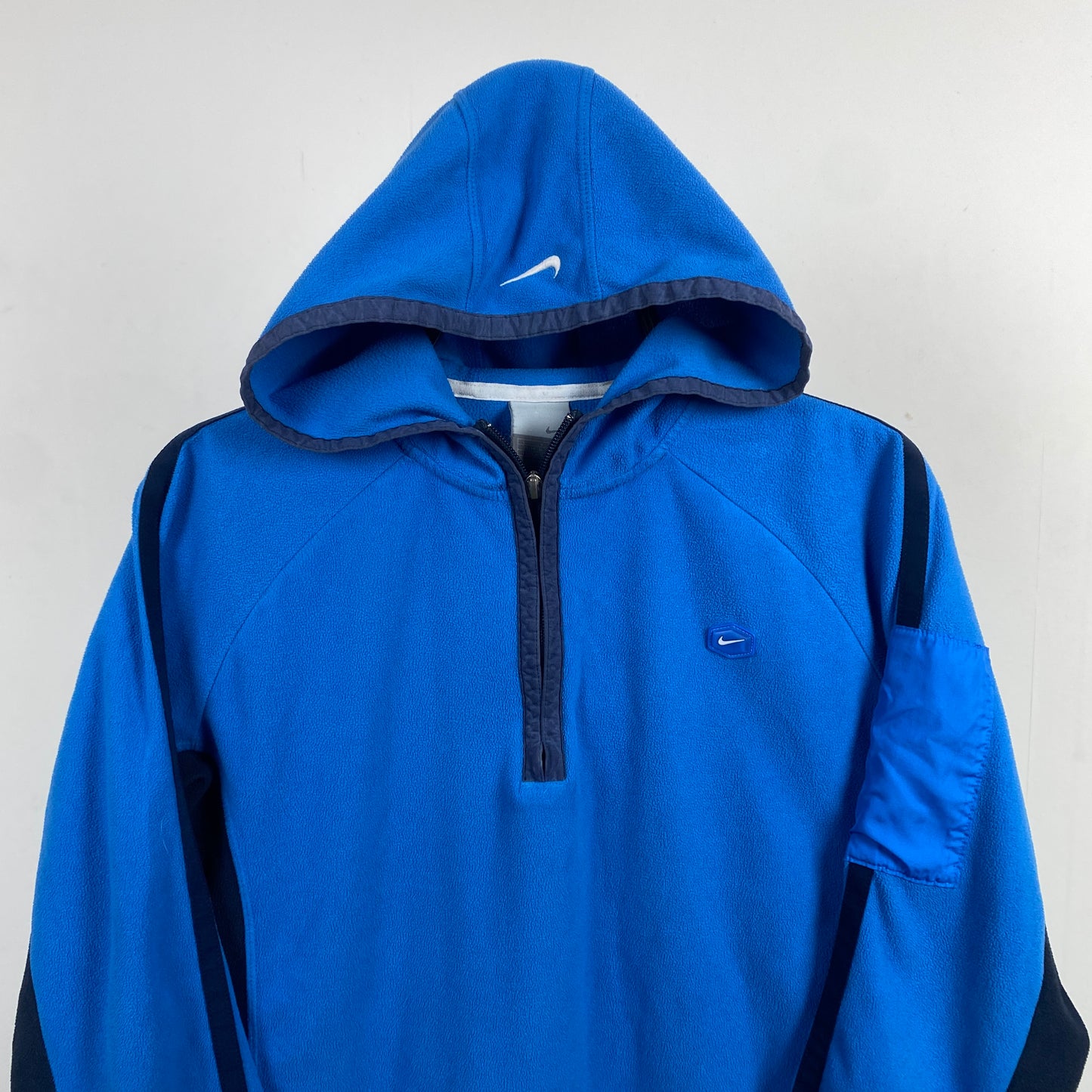 00s Nike Tn Hex Hoodie Blue Womens Large