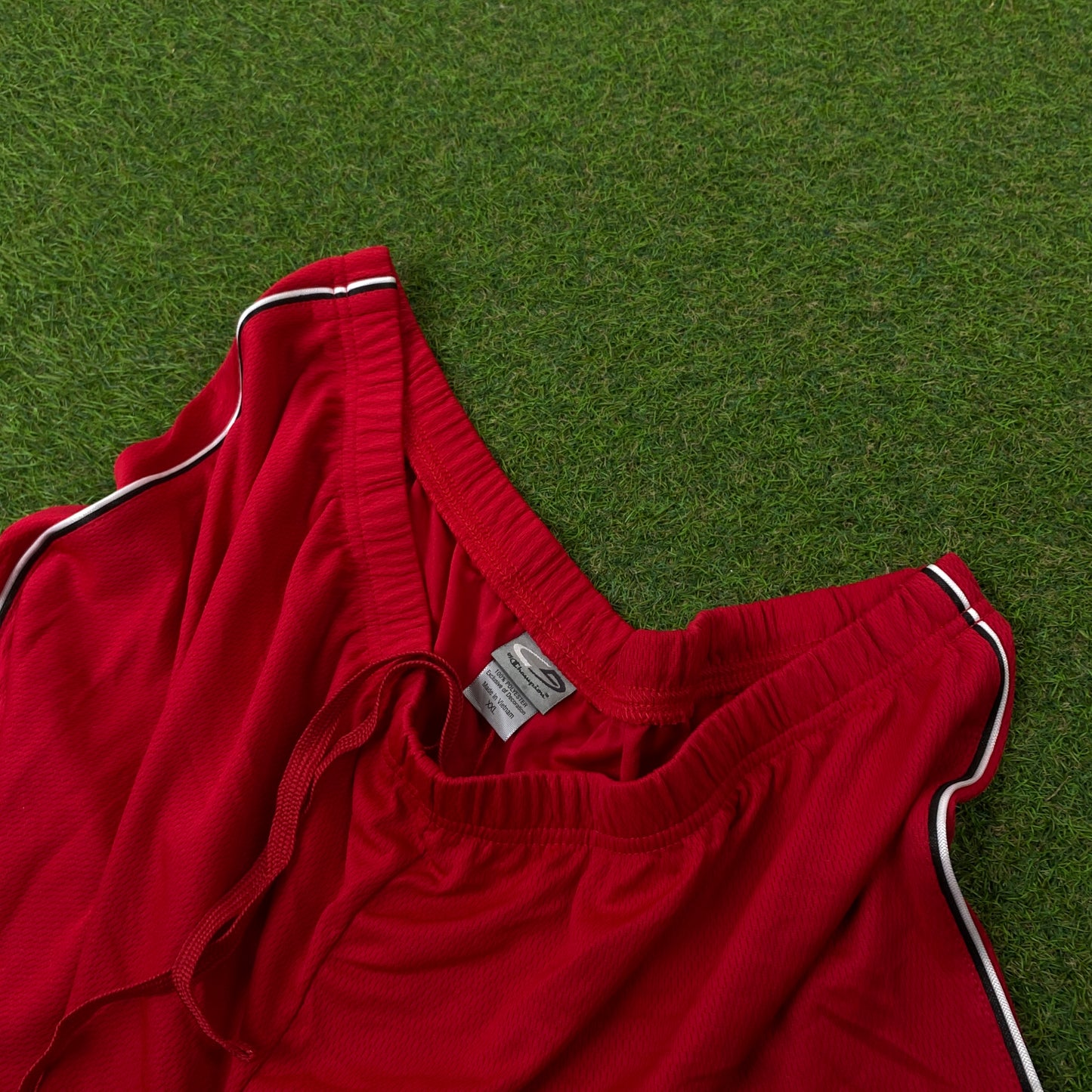Retro Champion Sprinter Shorts Red XL